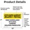 Signmission Video Surveillance No Illegal Dumping Violators OSHA Security Notice Sign, Vinyl Decal, 10inx7in, 2PK OS-2PACK-SN-D-710-L-11691 - alternate 2